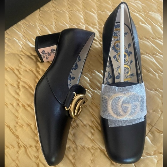 Gucci Victoire 55mm Double G pumps rare NWT - Picture 6 of 12